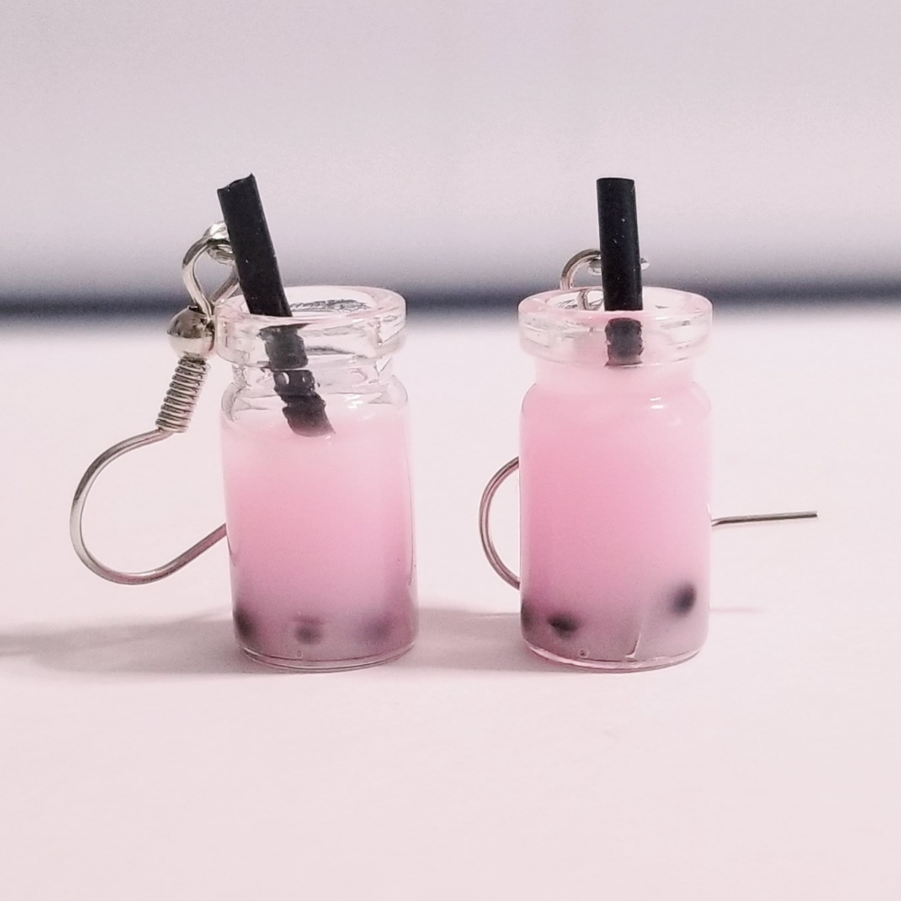 Boba earrings (4 for $20)